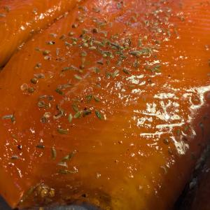Scottish salmon, home cured with a special blend of spices including fennel, coriander seed and star anise.